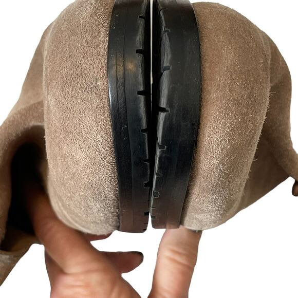 Marc Jacobs Tan Suede Chunky Chain Lug Sole Boots 37.5 - Picture 6 of 15